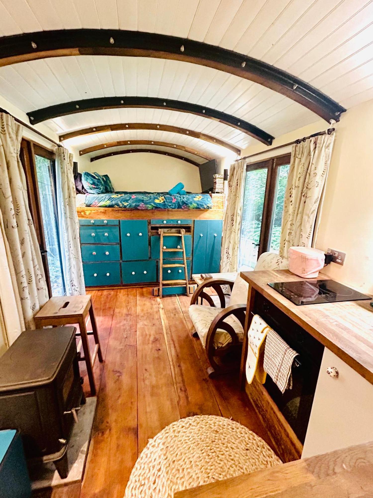 The Railway Carriage - Blue Glasbury Exterior foto
